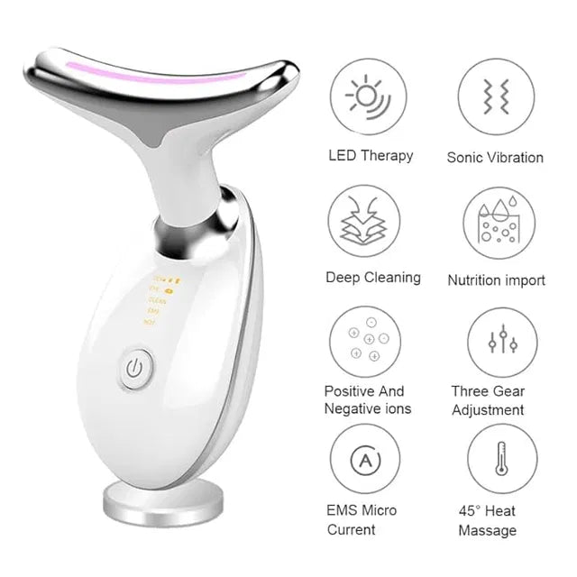 Neck Face Firming Wrinkle Removal Tool Skin Lift Device Double Chin Reducer Skin Rejuvenation Beauty Device for Face and Neck Lifting Skin Groomer